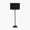 Everett Ribbed Metal Stick Table Lamp Base