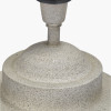 Raj Stone Grey Hammered Metal Urn Shaped Lamp Base  with Winston 40cm Tobacco Handloom Tapered Lampshade