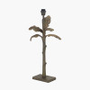 Bali Verdi Gris Metal Palm Tree Table Lamp Base