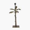 Bali Verdi Gris Metal Palm Tree Table Lamp Base