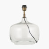 Corby Clear Glass Table Lamp Base