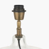 Corby Clear Glass Table Lamp Base