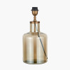 Palmo Smoke Lustre Glass Bottle Table Lamp Base