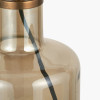Palmo Smoke Lustre Glass Bottle Table Lamp Base