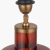 Palmo Amber Glass Bottle Table Lamp Base