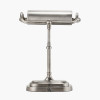 Ashford Antique Silver Metal Bankers Table Lamp