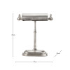 Ashford Antique Silver Metal Bankers Table Lamp