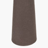 Mirissa Bitter Chocolate Slubby Handloom Fabric Table Lamp