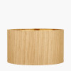 Westwood Clear Glass and Champagne Metal Table Lamp Base with Stellan 35cm Gold Slubbed Silk Mix Gold Lined Cylinder Lampshade