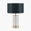 Westwood Clear Glass and Champagne Metal Table Lamp Base