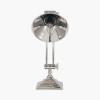Kensington Nickel Metal Arched Arm Task Table Lamp