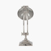 Kensington Nickel Metal Arched Arm Task Table Lamp