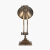 Kensington Antique Brass Metal Arched Arm Task Table Lamp