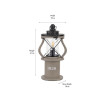 Gibson Antique Wood Lantern Table Lamp
