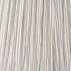 Captiva Antique Black Mango Wood Table Lamp Base with Thiago 35cm Natural Stripe Mushroom Pleat Tapered Lampshade