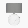 Large Marble Effect Ceramic Table Lamp