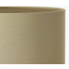 Vulcan Textured Volcanic Effect Grey Stoneware Table Lamp Base with Harry 35cm Taupe Cotton Mix Cylinder Lampshade