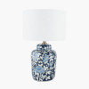 Fleur Blue Floral Ceramic Table Lamp Base
