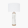 Marble Effect Ceramic Tall Table Lamp