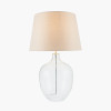 Islay Clear Bubble Glass Table Lamp Base
