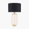 Dania French Gold Metal Wire Tall Table Lamp Base