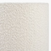 Disc - Wren Black and Cream Building Print Ceramic Table Lamp Base with Rouen 30cm White Boucle Cylinder Lampshade