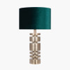Elon Champagne Gold Metal Stacked Cylinder Table Lamp Base