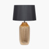 Nova Gold Textured Ceramic Table Lamp