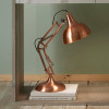 Alonzo Brushed Copper Metal Angled Task Table Lamp