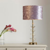 Rosa Glass and Antique Brass Table Lamp Base