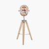 Staithes Natural and Silver Marine Tripod Table Lamp