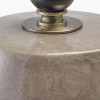 Visage Grey Face Design Tall Stoneware Table Lamp Base