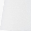 Samara Blue and White Aztec Pattern Ceramic Table Lamp Base with Winston 35cm White Handloom Tapered Lampshade