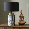 Fenella Black and White Photographic Design Table Lamp Base