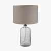 Ophelia Grey Bubble Glass Table Lamp Base