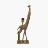 Savanna Antique Brass Metal Giraffe Table Lamp Base