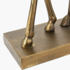 Savanna Antique Brass Metal Giraffe Table Lamp Base