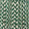 Marin Black Wood Tall Neck Table Lamp Base with Vienna 40cm Forest Green Chevron Mushroom Pleat Lampshade