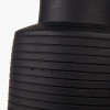 Sierra Black Tall Ribbed Terracotta Table Lamp Base