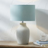 Kai Duck EggTextured Tall Ceramic Table Lamp