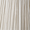 Captiva Antique Black Mango Wood Floor Lamp Base with Thiago 45cm Natural Stripe Mushroom Pleat Tapered Lampshade