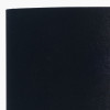 Langston Satin Brass Metal Column Floor Lamp Base with Bow 45cm Black Velvet Cylinder Lampshade