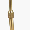 Feliciani Brushed Brass Metal and White Marble Floor Lamp
