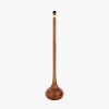 Toma Oiled Wood Tall Neck Floor Lamp Base