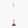 Canterbury Antique Brass Metal Floor Lamp