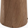 Esha Natural Conical Wood Floor Lamp Base