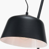 Amalie Black Metal Retro Task Floor Lamp