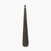 Arbor Verdi Gris Metal Conical Floor Lamp Base with Milos 50cm Pistachio Green Linen Tapered Lampshade