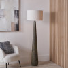 Arbor Verdi Gris Metal Conical Floor Lamp Base