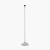 Auden Silver Metal Stick Floor Lamp Base with Savoie 14" Pleated Shade Emerald